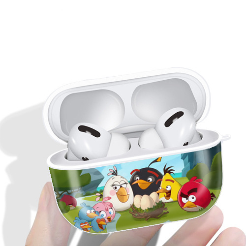 Angry Birds アングリーバード 【AirPods Pro用】ハードシェル保護ケース 耐衝撃・防指紋・カラビナ付き商品仕様