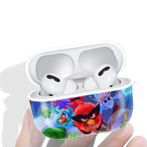 Angry Birds アングリーバード 【AirPods Pro用】ハードシェル保護ケース 耐衝撃・防指紋・カラビナ付き商品仕様
