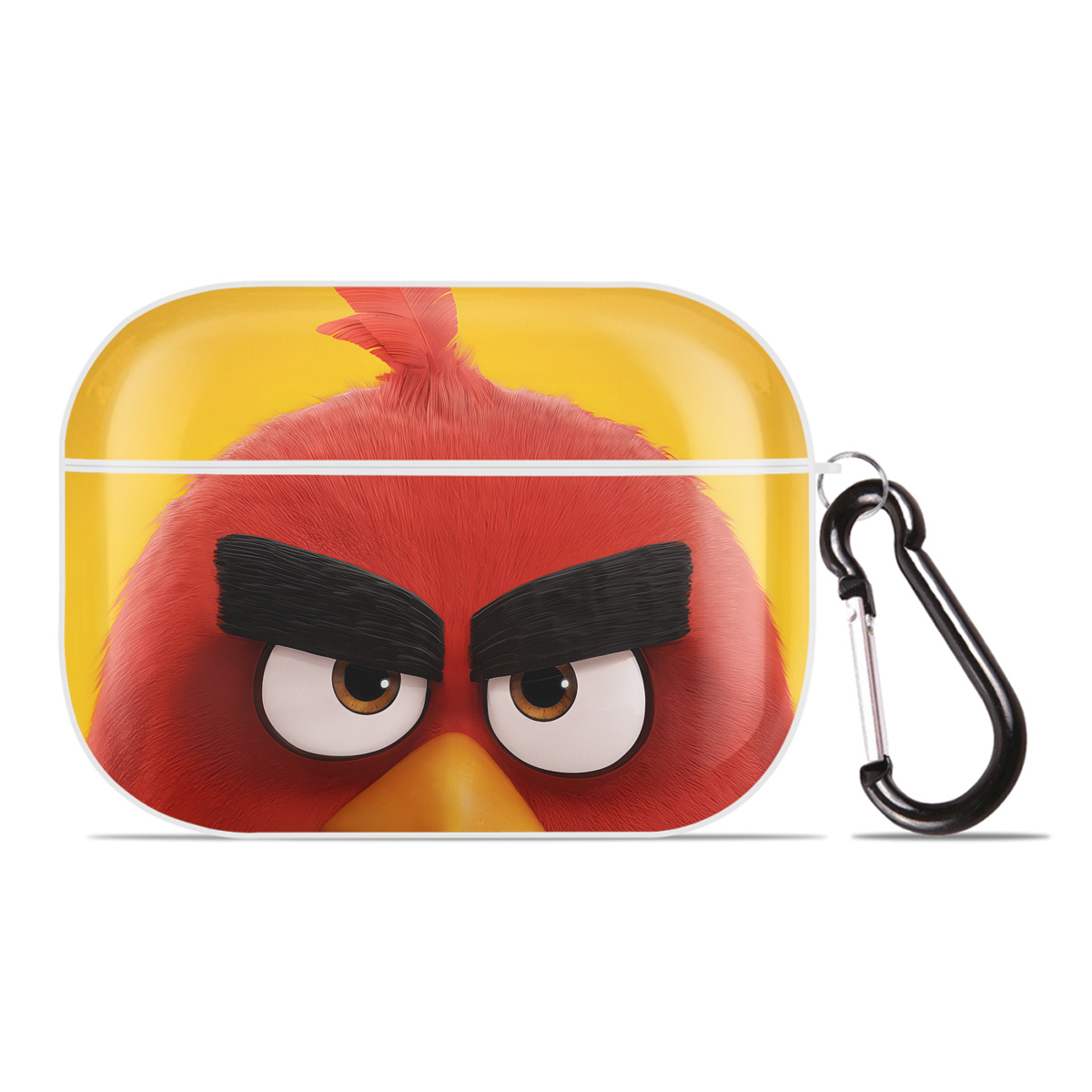 （画像用） Angry Birds アングリーバード 【AirPods Pro用】ハードシェル保護ケース 耐衝撃・防指紋・カラビナ付き商品仕様
