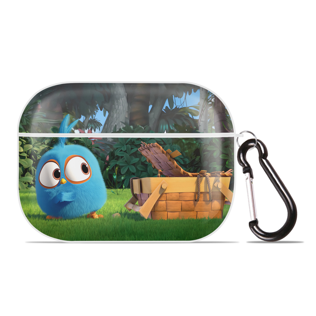 （画像用） Angry Birds アングリーバード 【AirPods Pro用】ハードシェル保護ケース 耐衝撃・防指紋・カラビナ付き商品仕様
