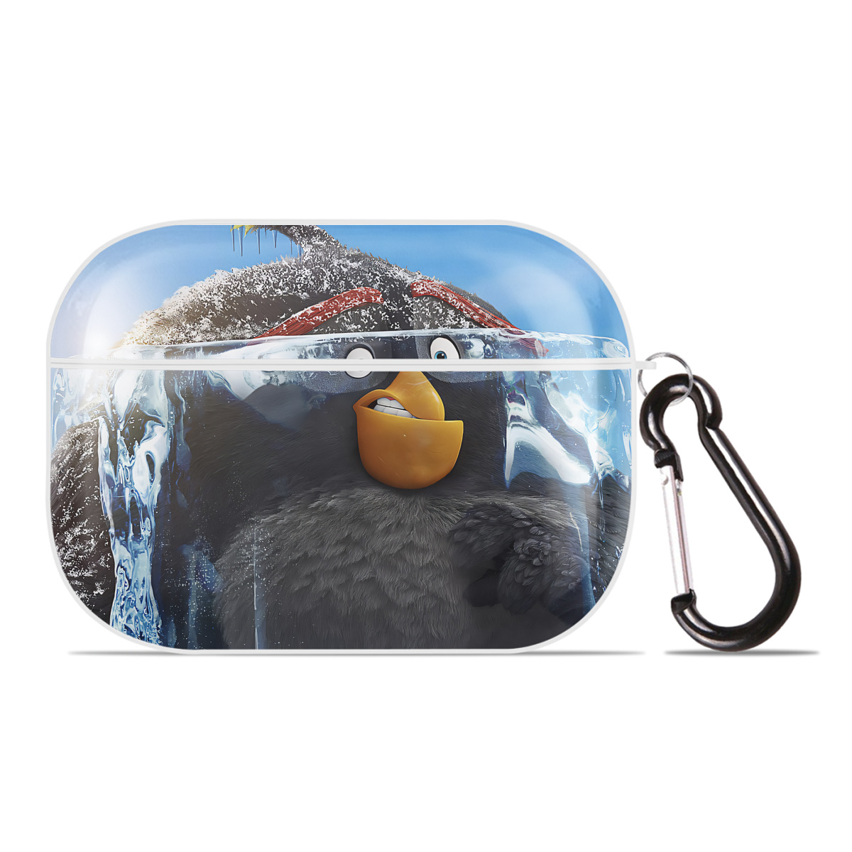 （画像用） Angry Birds アングリーバード 【AirPods Pro用】ハードシェル保護ケース 耐衝撃・防指紋・カラビナ付き商品仕様