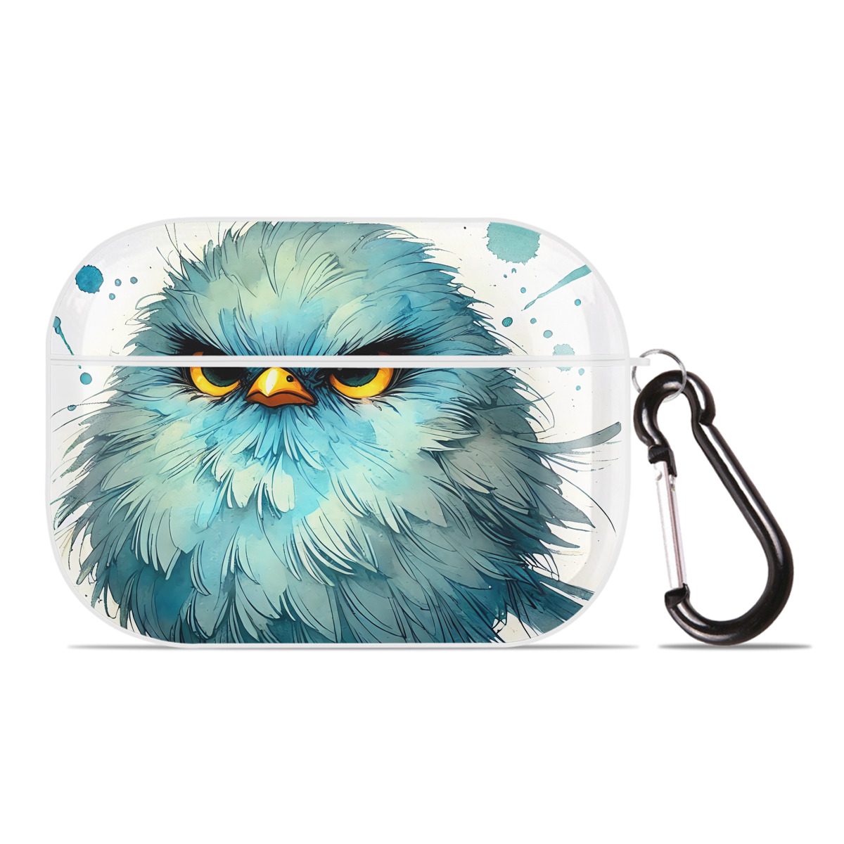 （画像用） Angry Birds アングリーバード 【AirPods Pro用】ハードシェル保護ケース 耐衝撃・防指紋・カラビナ付き商品仕様
