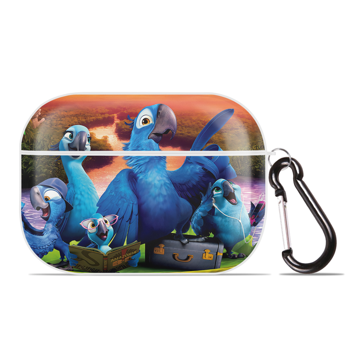 （画像用） Angry Birds アングリーバード 【AirPods Pro用】ハードシェル保護ケース 耐衝撃・防指紋・カラビナ付き商品仕様