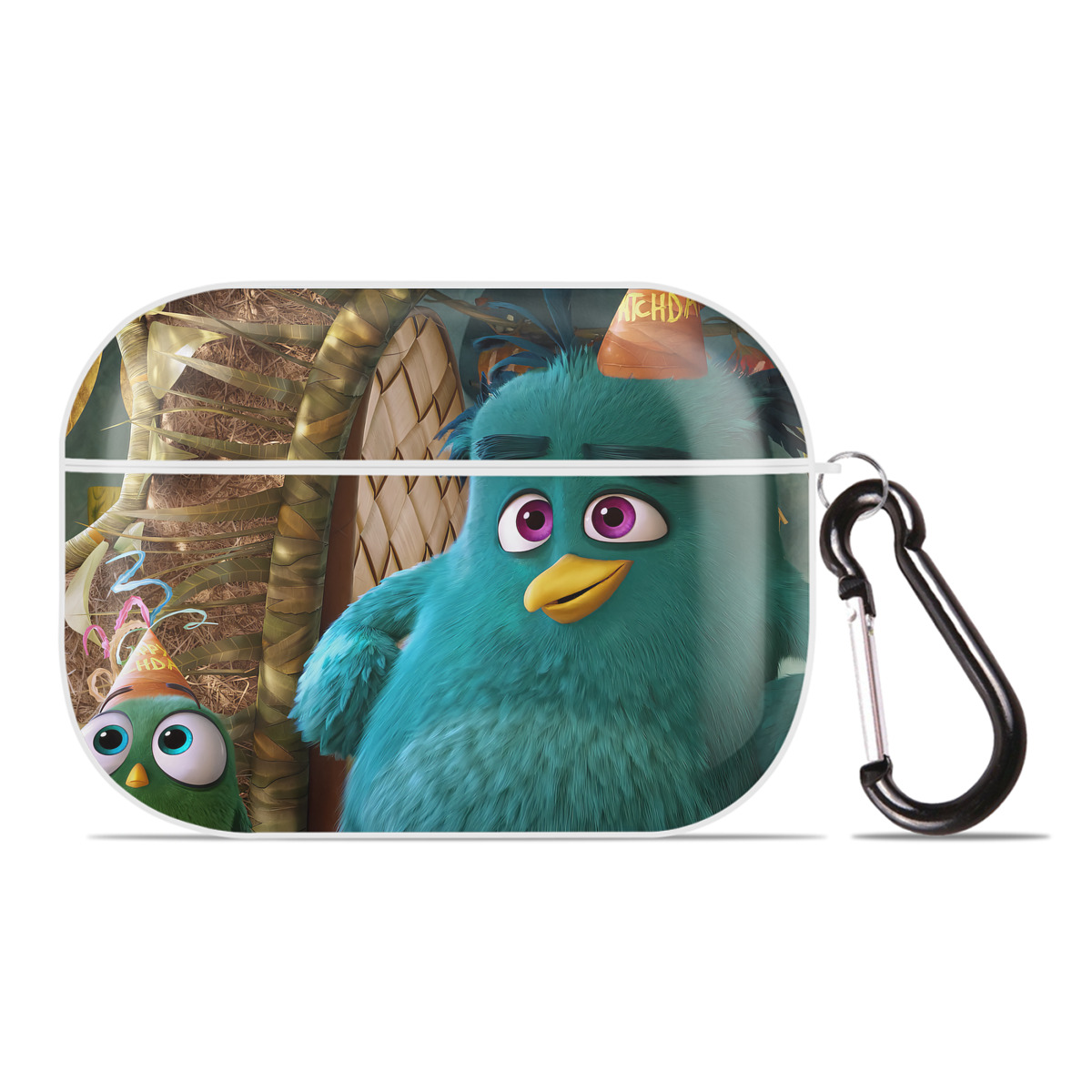 （画像用） Angry Birds アングリーバード 【AirPods Pro用】ハードシェル保護ケース 耐衝撃・防指紋・カラビナ付き商品仕様