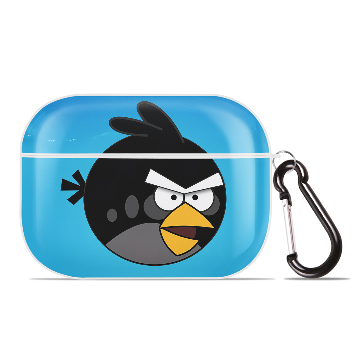 （画像用） Angry Birds アングリーバード 【AirPods Pro用】ハードシェル保護ケース 耐衝撃・防指紋・カラビナ付き商品仕様
