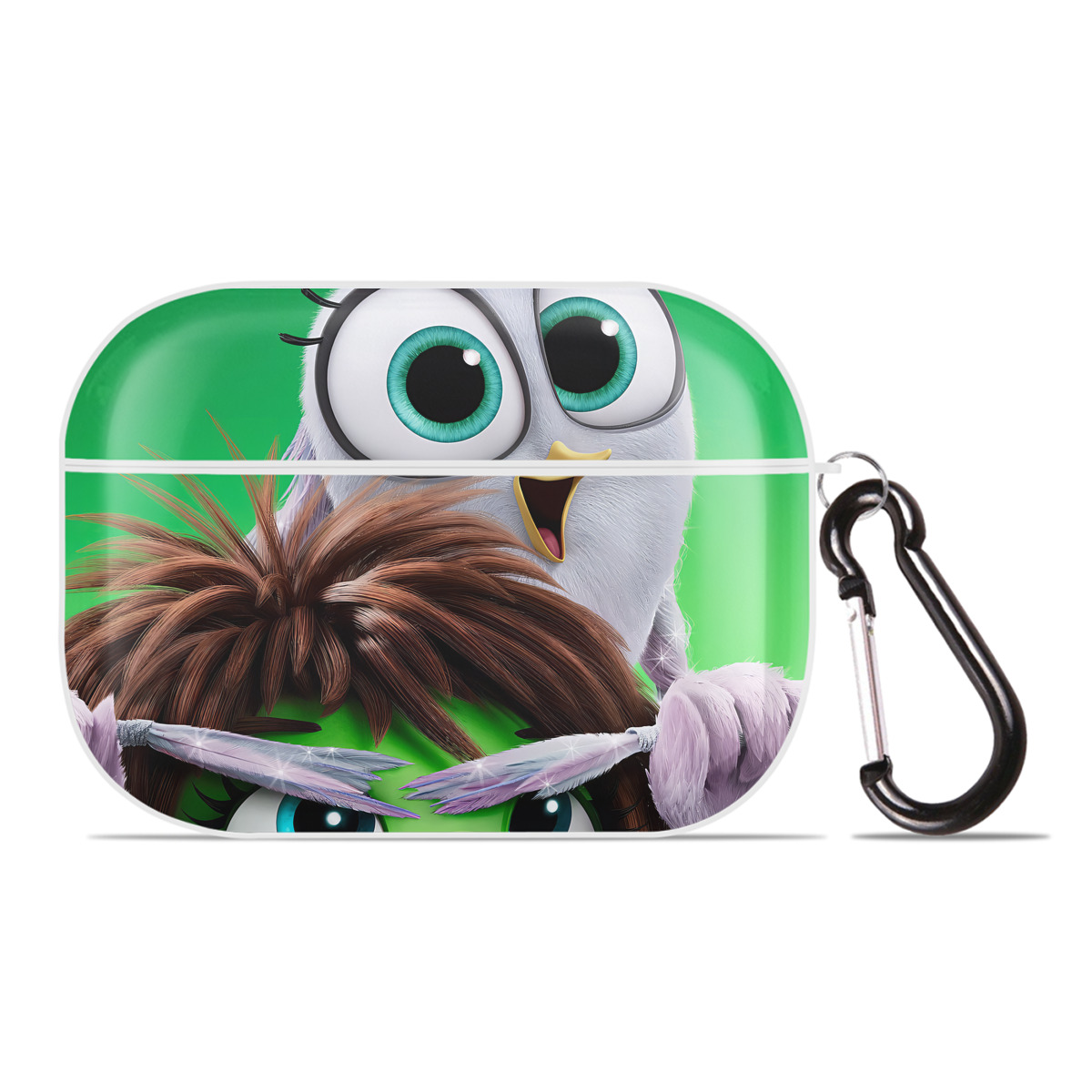 （画像用） Angry Birds アングリーバード 【AirPods Pro用】ハードシェル保護ケース 耐衝撃・防指紋・カラビナ付き商品仕様