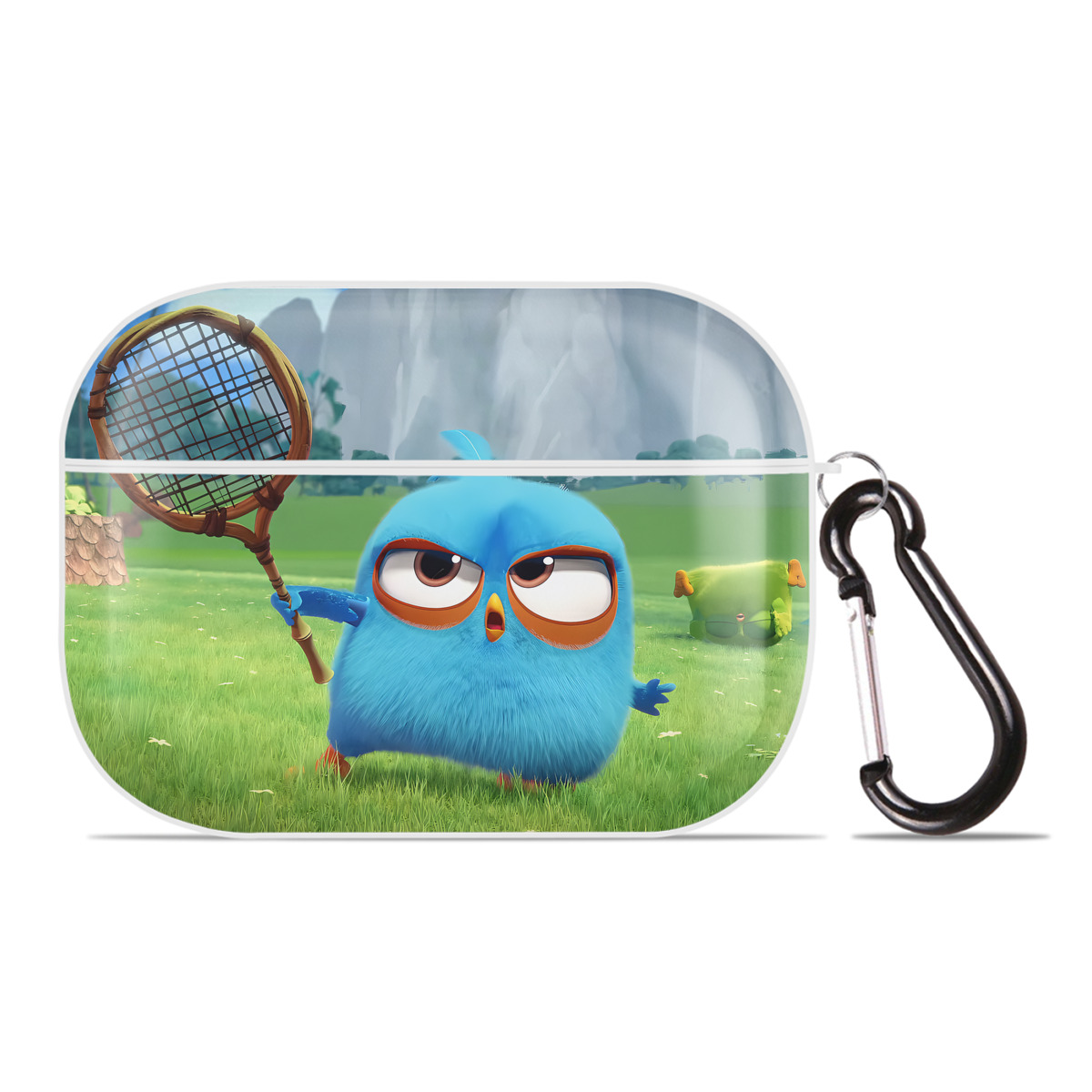 （画像用） Angry Birds アングリーバード 【AirPods Pro用】ハードシェル保護ケース 耐衝撃・防指紋・カラビナ付き商品仕様
