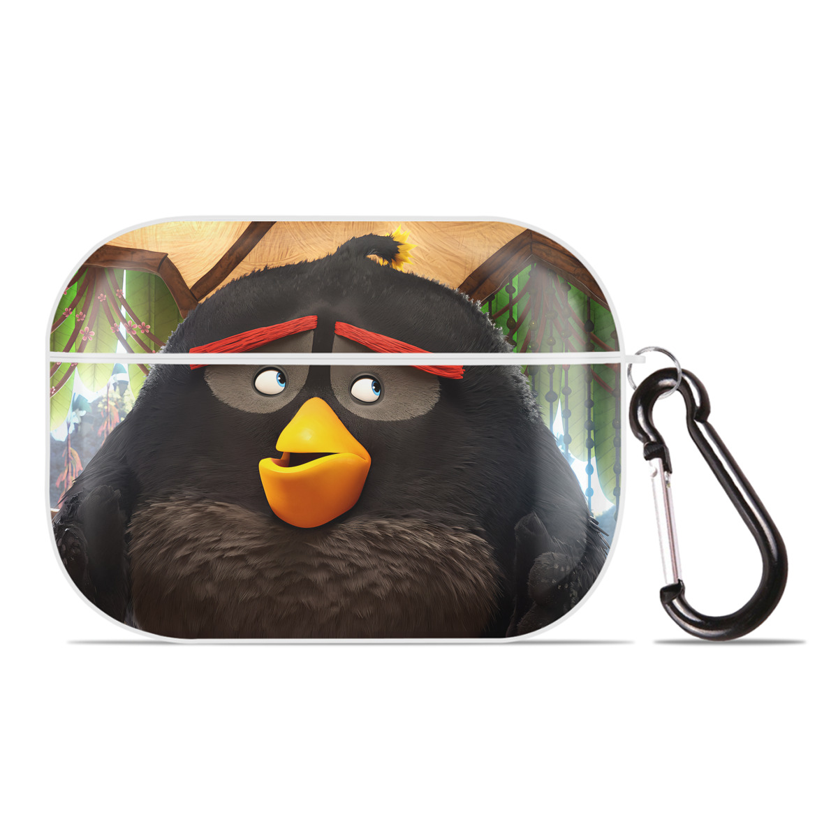 （画像用） Angry Birds アングリーバード 【AirPods Pro用】ハードシェル保護ケース 耐衝撃・防指紋・カラビナ付き商品仕様