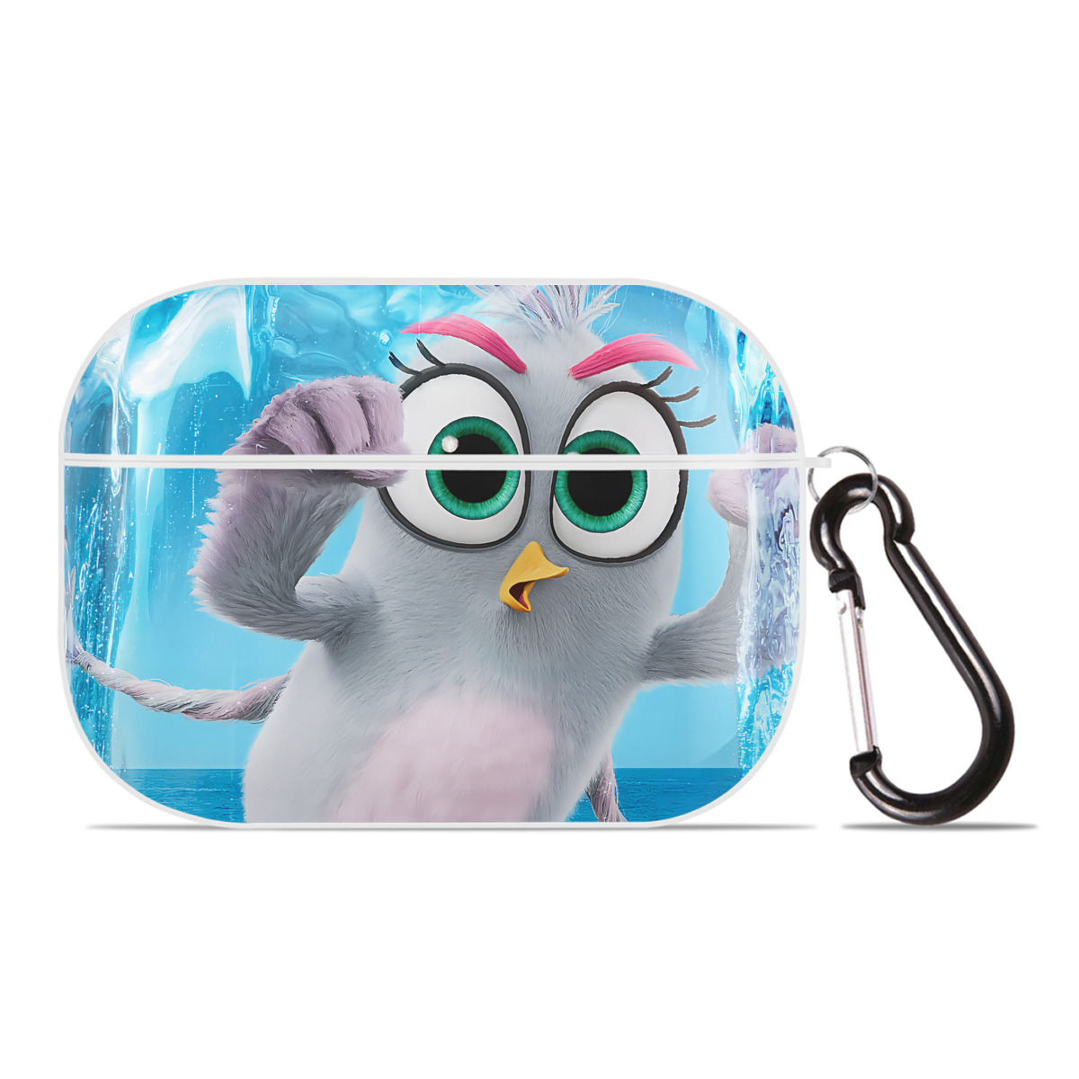 （画像用） Angry Birds アングリーバード 【AirPods Pro用】ハードシェル保護ケース 耐衝撃・防指紋・カラビナ付き商品仕様