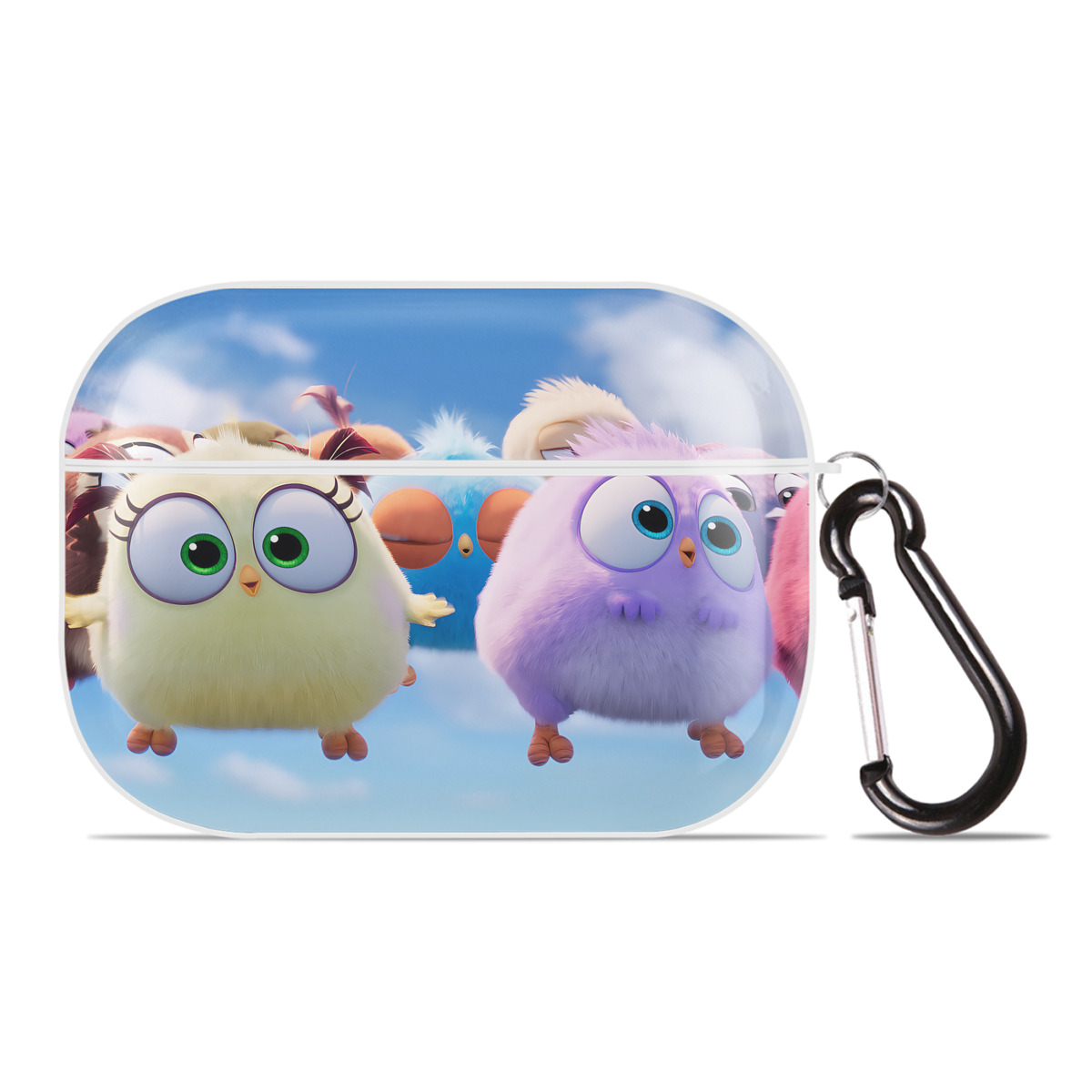 （画像用） Angry Birds アングリーバード 【AirPods Pro用】ハードシェル保護ケース 耐衝撃・防指紋・カラビナ付き商品仕様