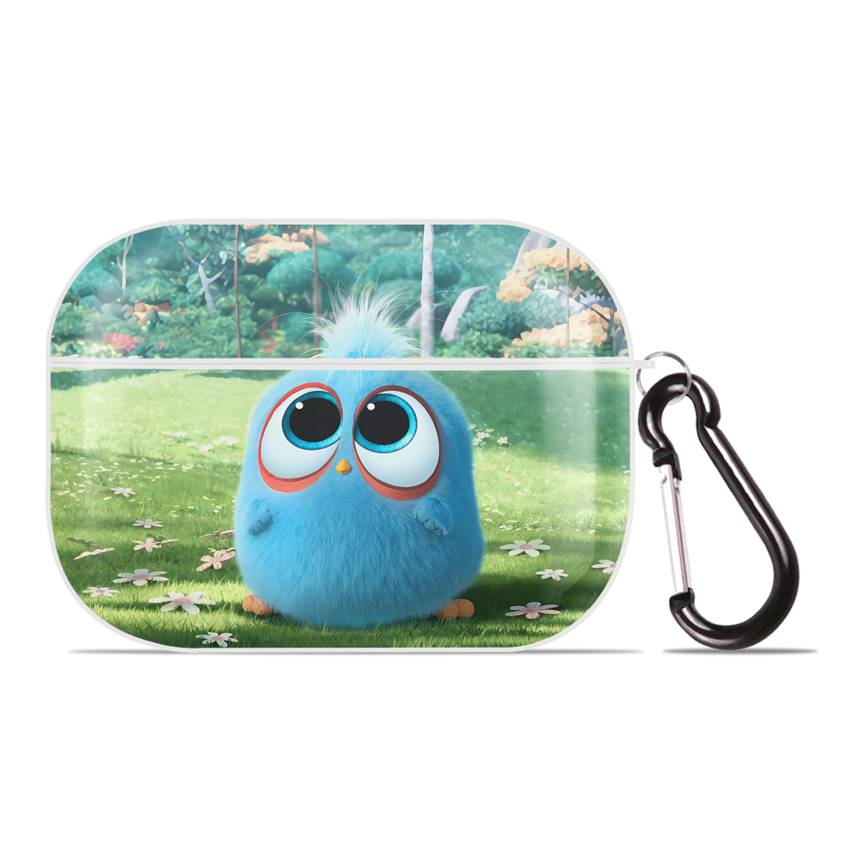 （画像用） Angry Birds アングリーバード 【AirPods Pro用】ハードシェル保護ケース 耐衝撃・防指紋・カラビナ付き商品仕様