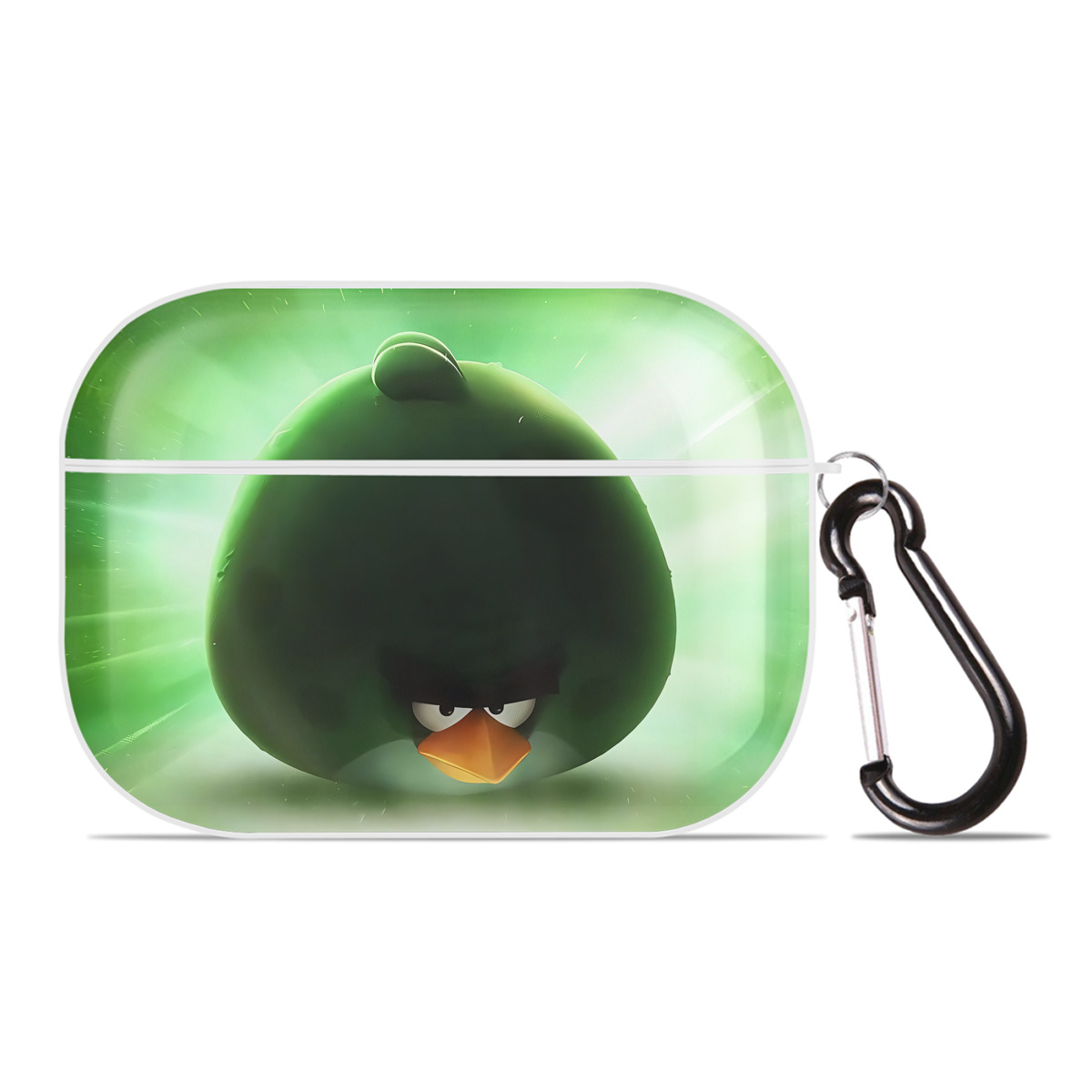 （画像用） Angry Birds アングリーバード 【AirPods Pro用】ハードシェル保護ケース 耐衝撃・防指紋・カラビナ付き商品仕様