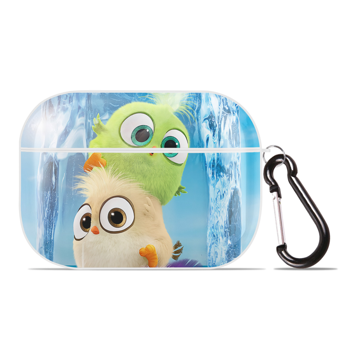 （画像用） Angry Birds アングリーバード 【AirPods Pro用】ハードシェル保護ケース 耐衝撃・防指紋・カラビナ付き商品仕様