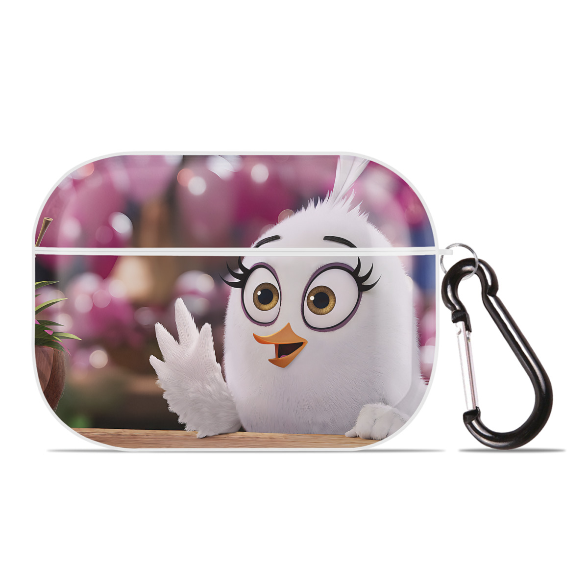 （画像用） Angry Birds アングリーバード 【AirPods Pro用】ハードシェル保護ケース 耐衝撃・防指紋・カラビナ付き商品仕様