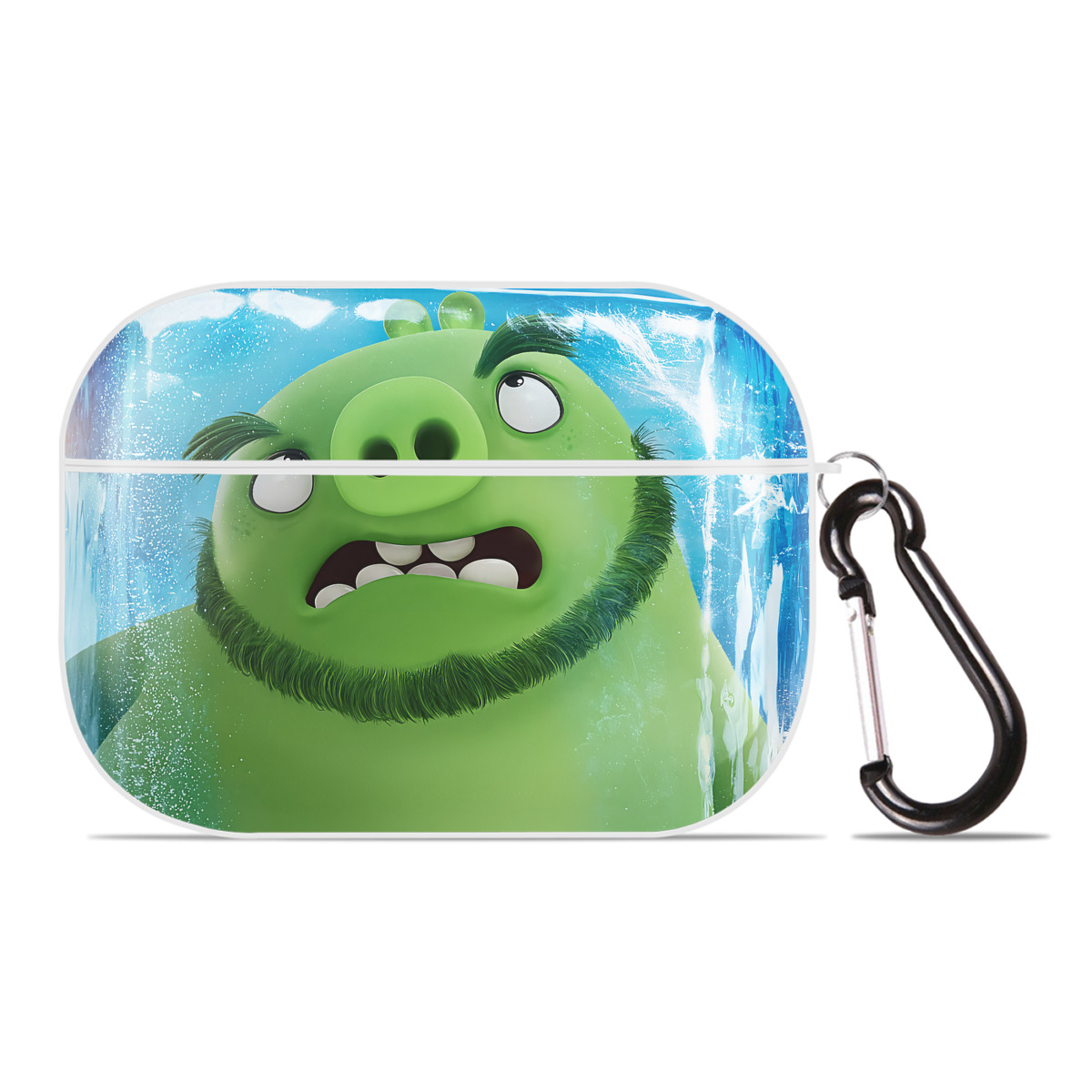 （画像用） Angry Birds アングリーバード 【AirPods Pro用】ハードシェル保護ケース 耐衝撃・防指紋・カラビナ付き商品仕様