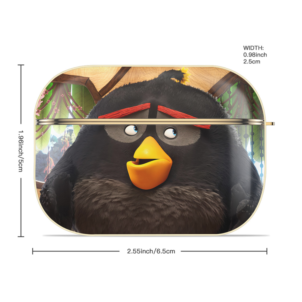 Angry Birds アングリーバード 【AirPods Pro用】ハードシェル保護ケース｜耐衝撃・防指紋・カラビナ付き商品仕様