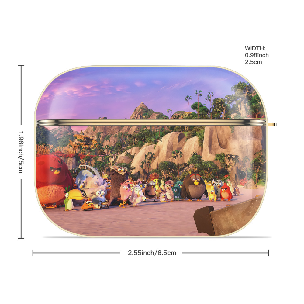 Angry Birds アングリーバード 【AirPods Pro用】ハードシェル保護ケース｜耐衝撃・防指紋・カラビナ付き商品仕様