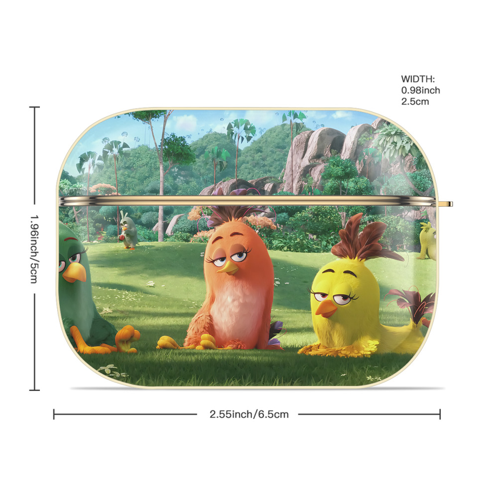 Angry Birds アングリーバード 【AirPods Pro用】ハードシェル保護ケース｜耐衝撃・防指紋・カラビナ付き商品仕様