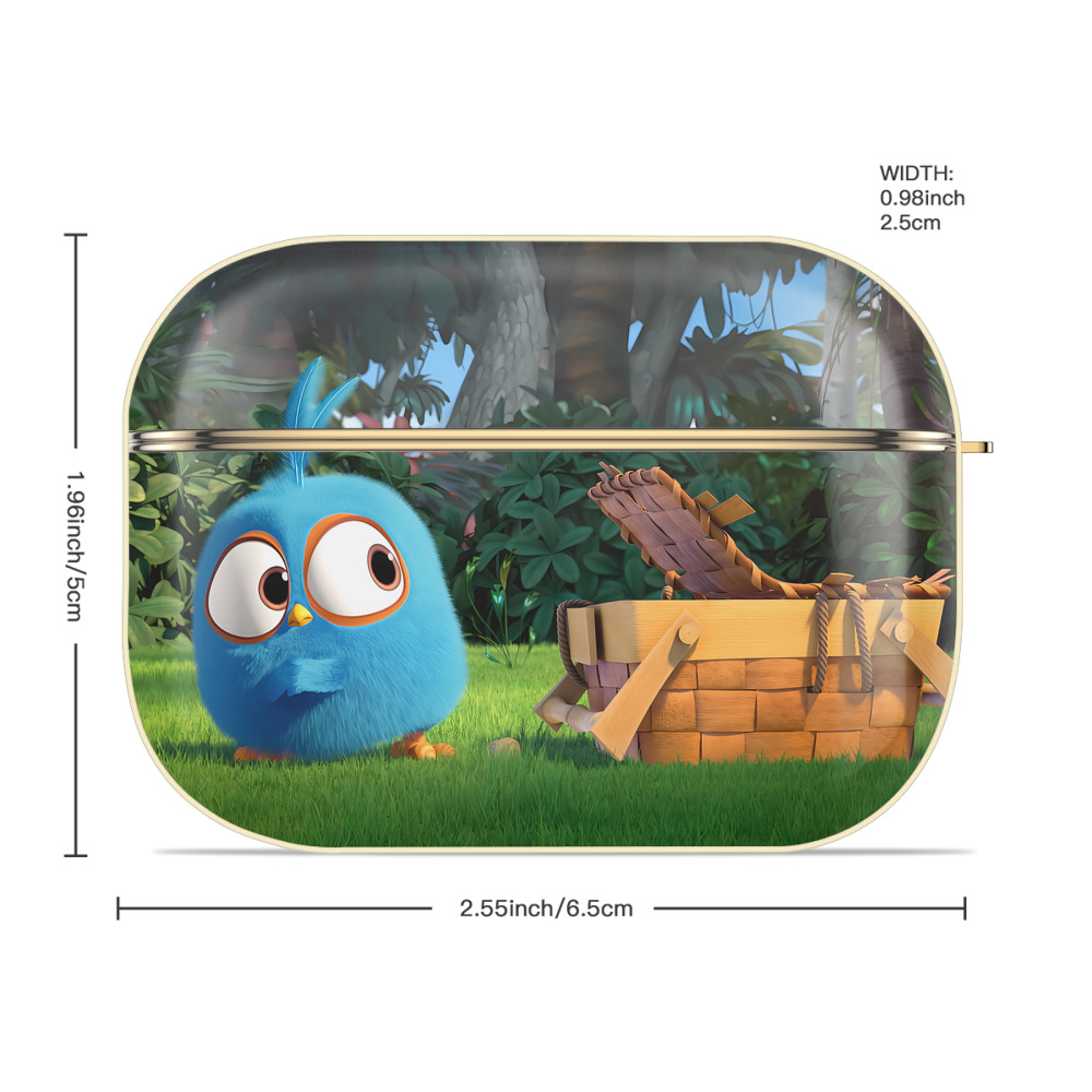 Angry Birds アングリーバード 【AirPods Pro用】ハードシェル保護ケース｜耐衝撃・防指紋・カラビナ付き商品仕様