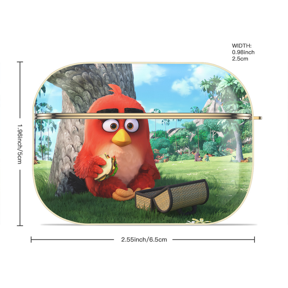 Angry Birds アングリーバード 【AirPods Pro用】ハードシェル保護ケース｜耐衝撃・防指紋・カラビナ付き商品仕様