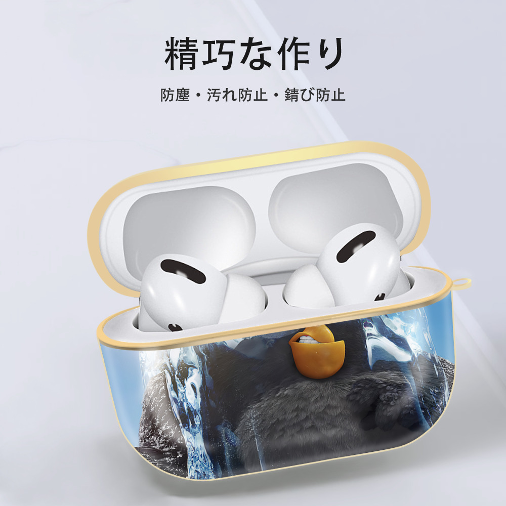 Angry Birds アングリーバード 【AirPods Pro用】ハードシェル保護ケース｜耐衝撃・防指紋・カラビナ付き商品仕様