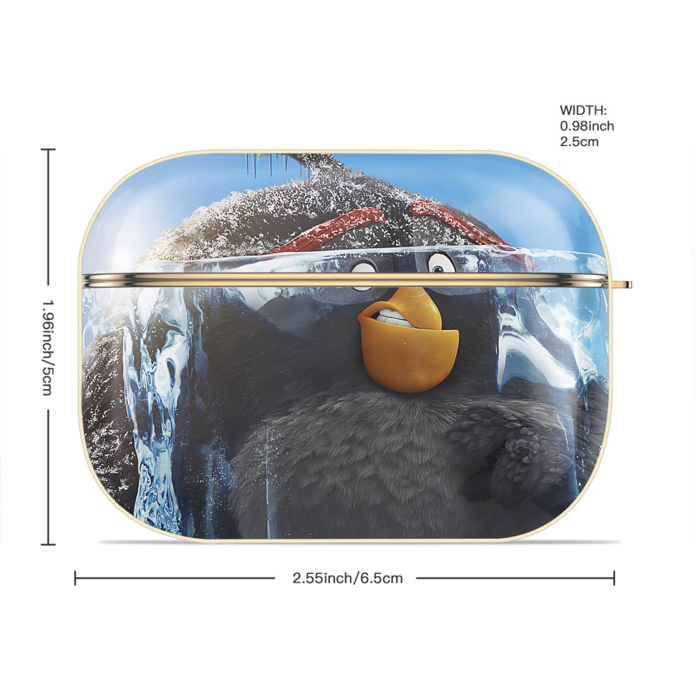 Angry Birds アングリーバード 【AirPods Pro用】ハードシェル保護ケース｜耐衝撃・防指紋・カラビナ付き商品仕様