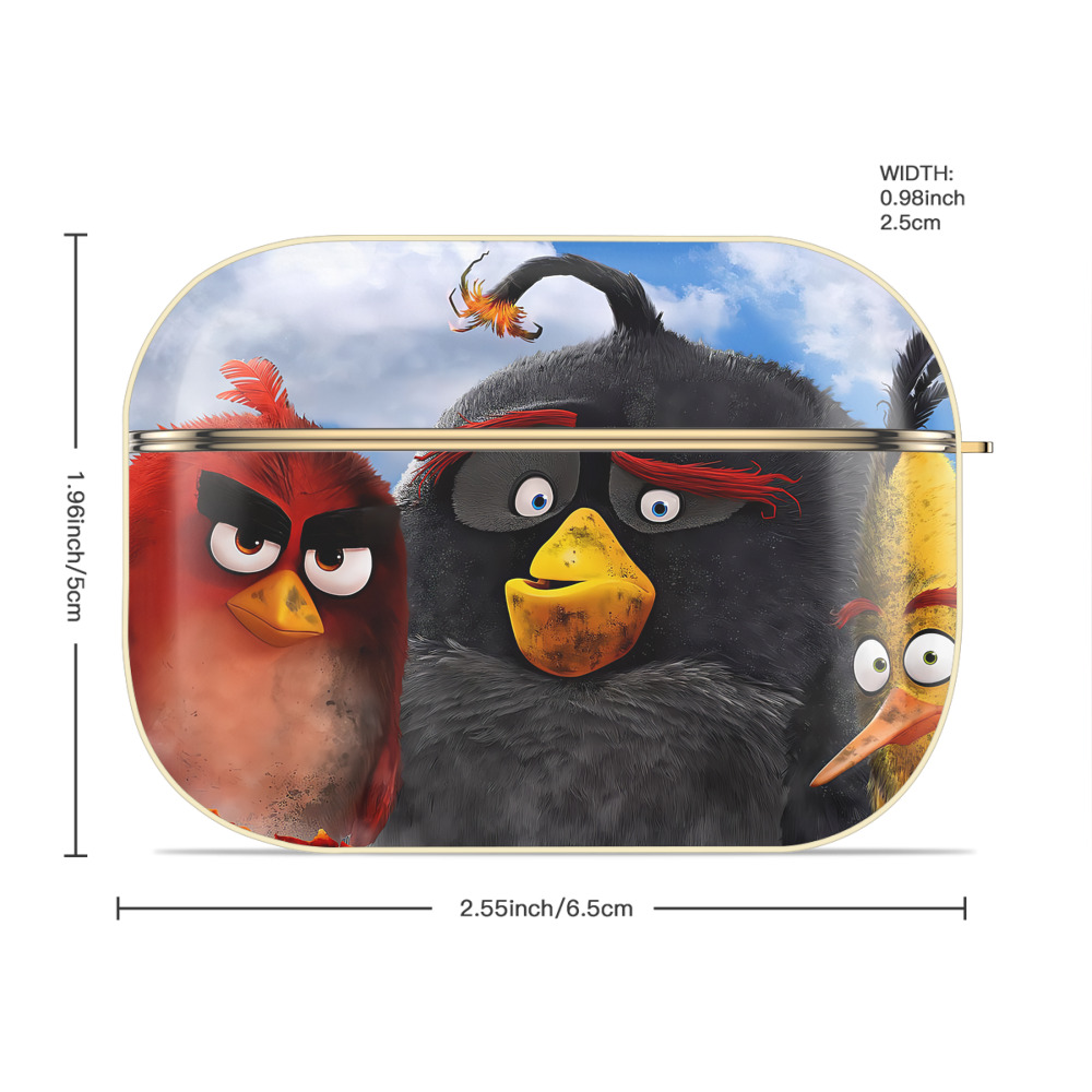 Angry Birds アングリーバード 【AirPods Pro用】ハードシェル保護ケース｜耐衝撃・防指紋・カラビナ付き商品仕様