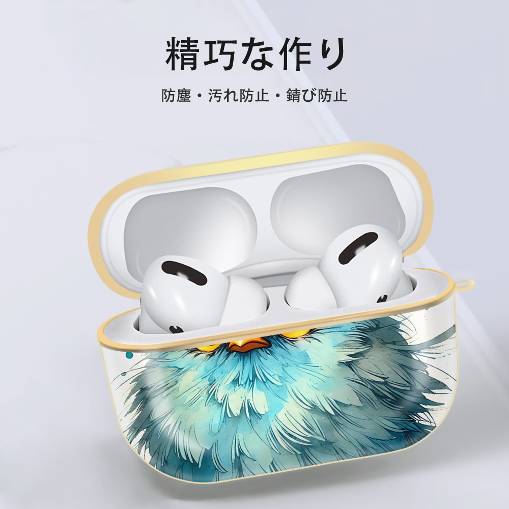 Angry Birds アングリーバード 【AirPods Pro用】ハードシェル保護ケース｜耐衝撃・防指紋・カラビナ付き商品仕様