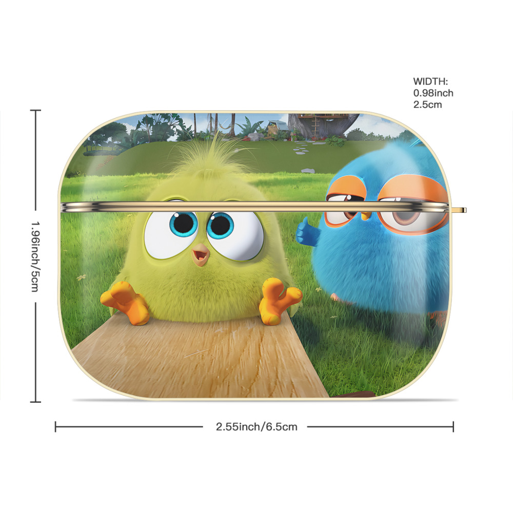 Angry Birds アングリーバード 【AirPods Pro用】ハードシェル保護ケース｜耐衝撃・防指紋・カラビナ付き商品仕様