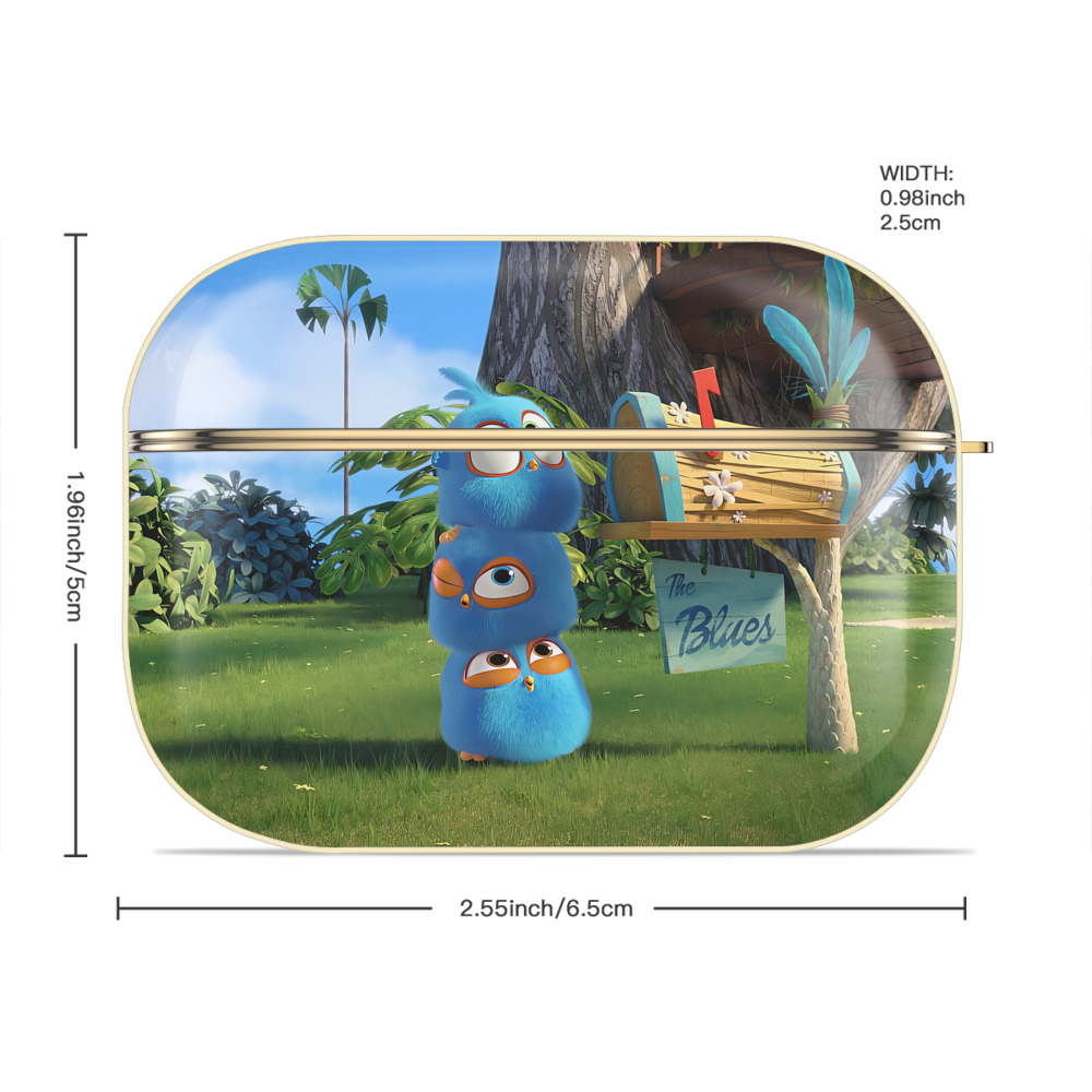 Angry Birds アングリーバード 【AirPods Pro用】ハードシェル保護ケース｜耐衝撃・防指紋・カラビナ付き商品仕様