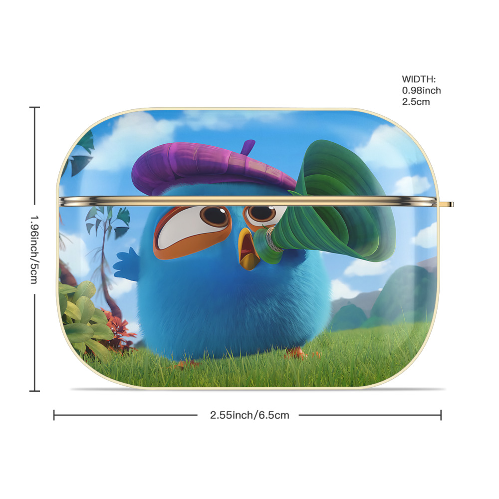 Angry Birds アングリーバード 【AirPods Pro用】ハードシェル保護ケース｜耐衝撃・防指紋・カラビナ付き商品仕様