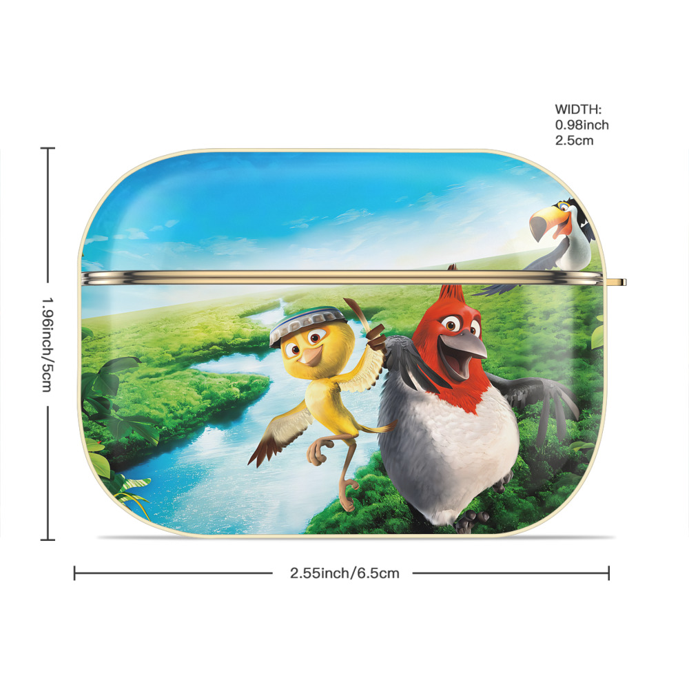 Angry Birds アングリーバード 【AirPods Pro用】ハードシェル保護ケース｜耐衝撃・防指紋・カラビナ付き商品仕様