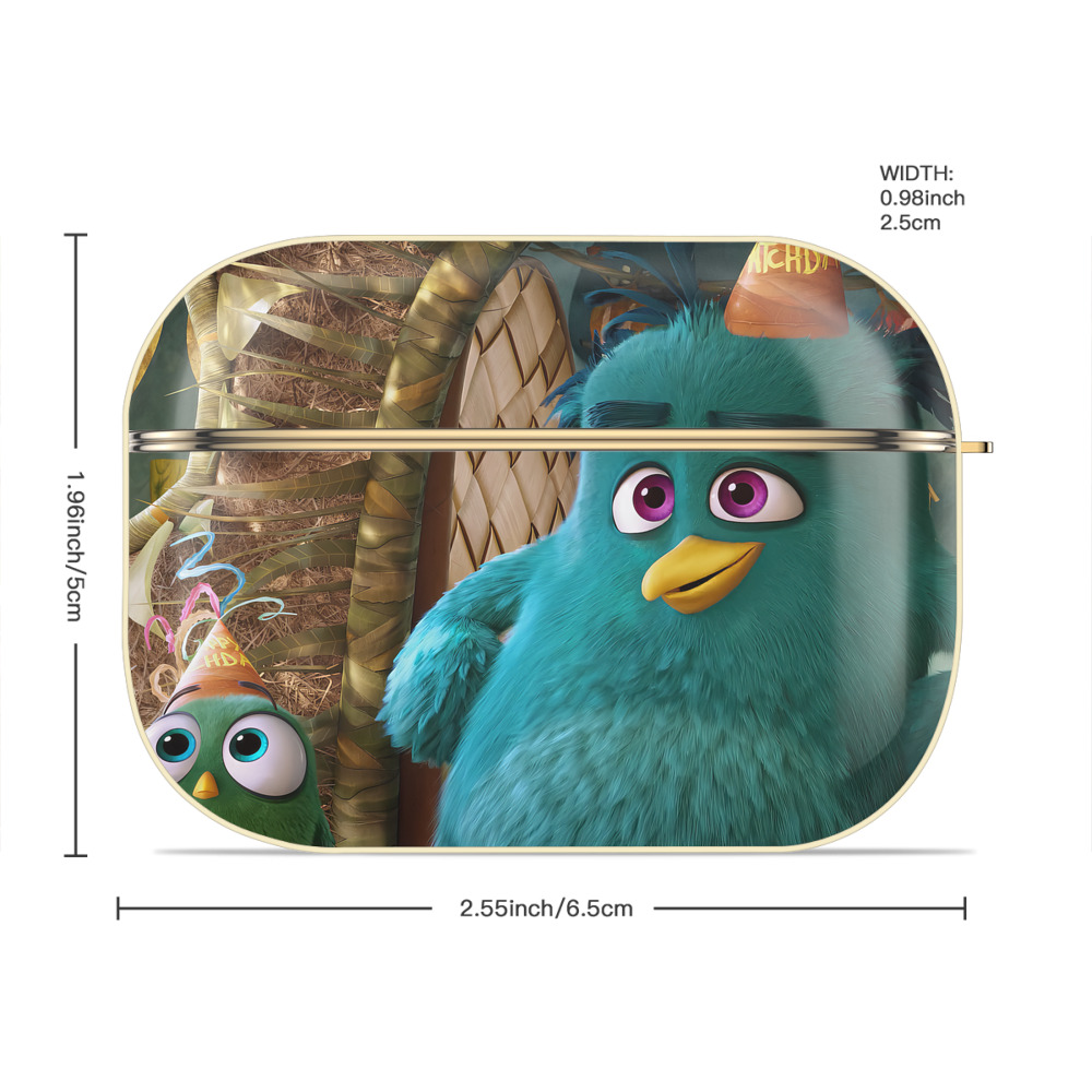 Angry Birds アングリーバード 【AirPods Pro用】ハードシェル保護ケース｜耐衝撃・防指紋・カラビナ付き商品仕様