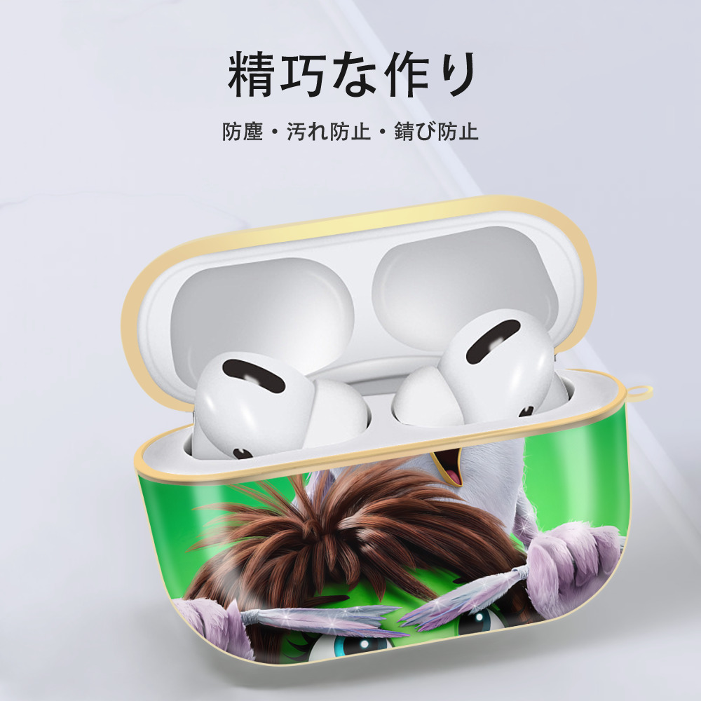Angry Birds アングリーバード 【AirPods Pro用】ハードシェル保護ケース｜耐衝撃・防指紋・カラビナ付き商品仕様
