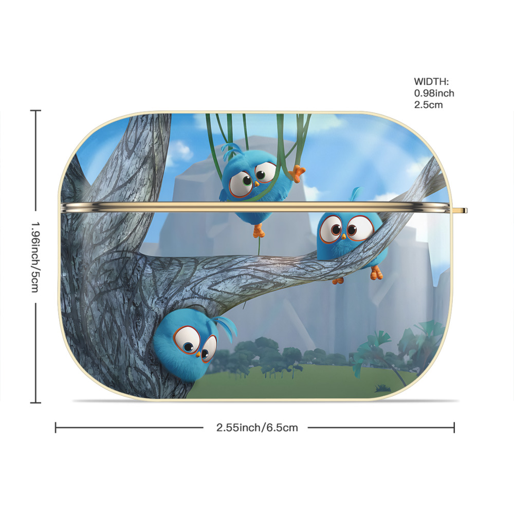 Angry Birds アングリーバード 【AirPods Pro用】ハードシェル保護ケース｜耐衝撃・防指紋・カラビナ付き商品仕様