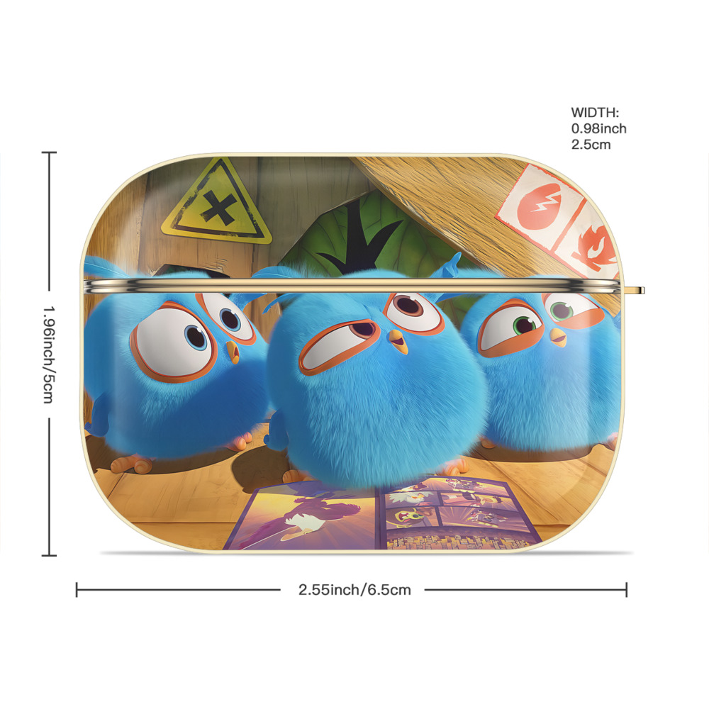 Angry Birds アングリーバード 【AirPods Pro用】ハードシェル保護ケース｜耐衝撃・防指紋・カラビナ付き商品仕様