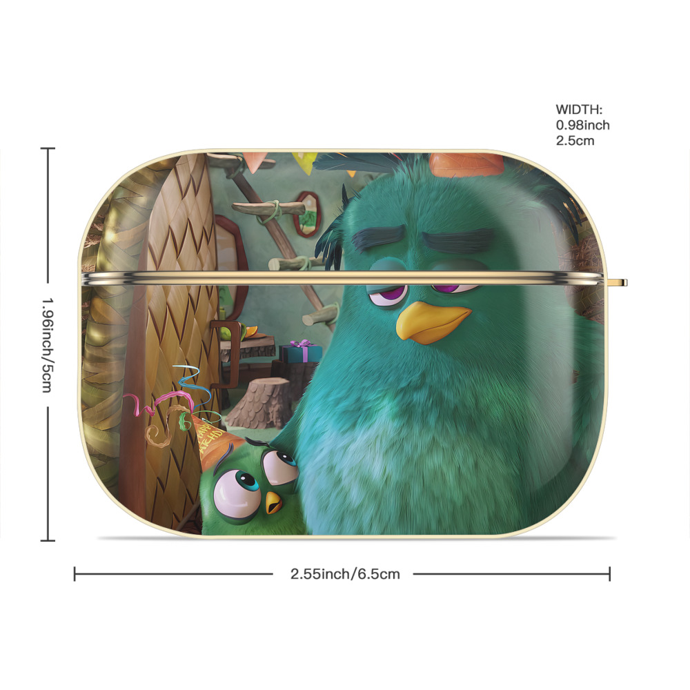 Angry Birds アングリーバード 【AirPods Pro用】ハードシェル保護ケース｜耐衝撃・防指紋・カラビナ付き商品仕様