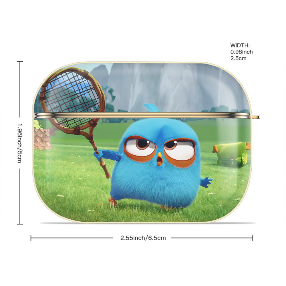 Angry Birds アングリーバード 【AirPods Pro用】ハードシェル保護ケース｜耐衝撃・防指紋・カラビナ付き商品仕様