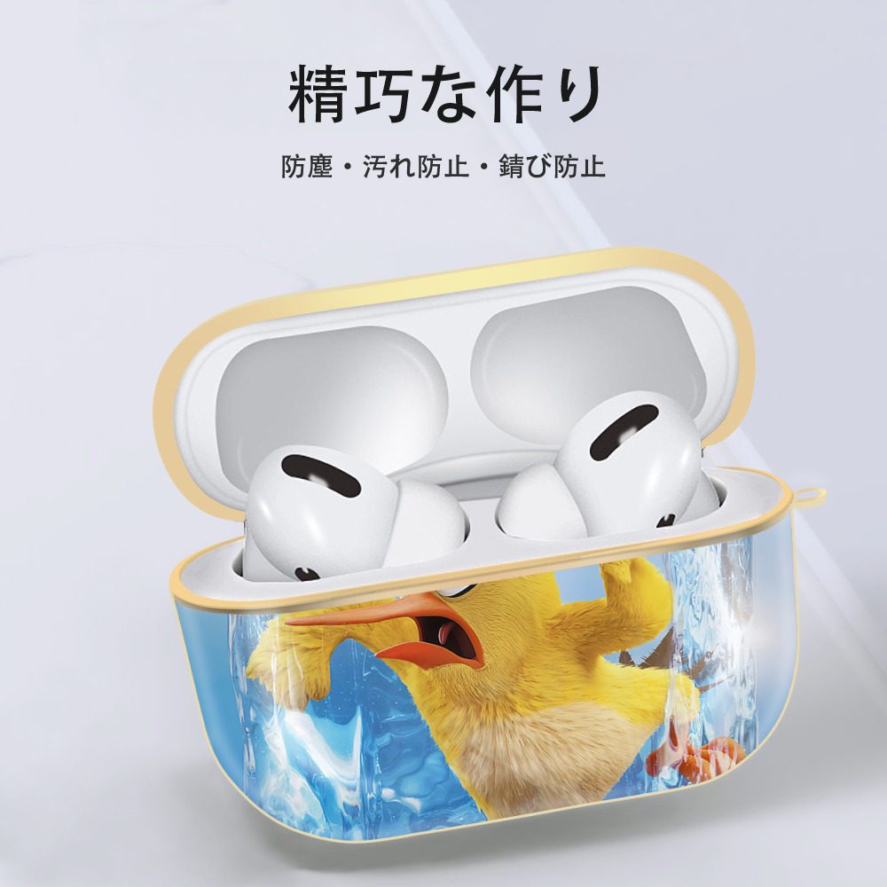 Angry Birds アングリーバード 【AirPods Pro用】ハードシェル保護ケース｜耐衝撃・防指紋・カラビナ付き商品仕様