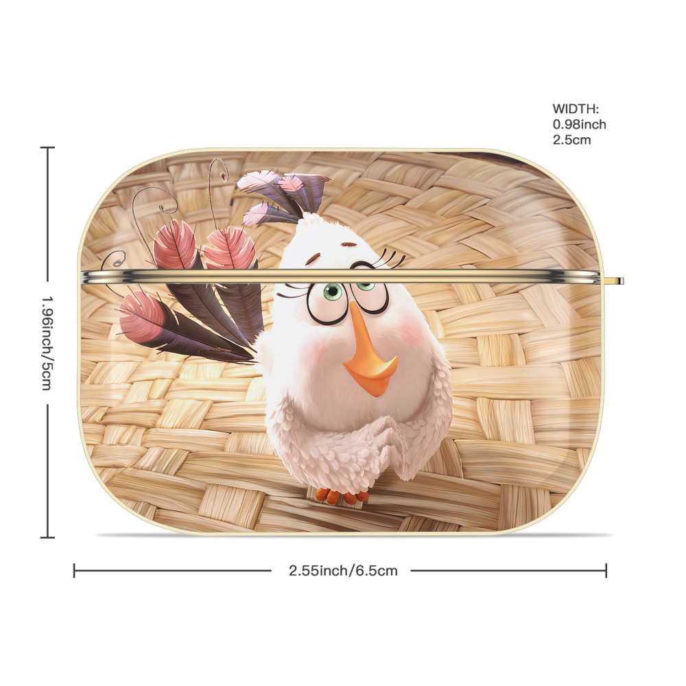 Angry Birds アングリーバード 【AirPods Pro用】ハードシェル保護ケース｜耐衝撃・防指紋・カラビナ付き商品仕様