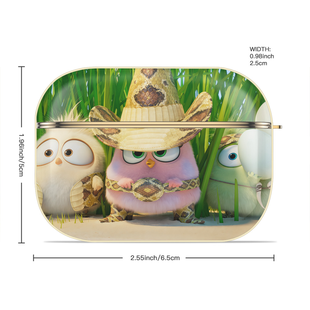 Angry Birds アングリーバード 【AirPods Pro用】ハードシェル保護ケース｜耐衝撃・防指紋・カラビナ付き商品仕様