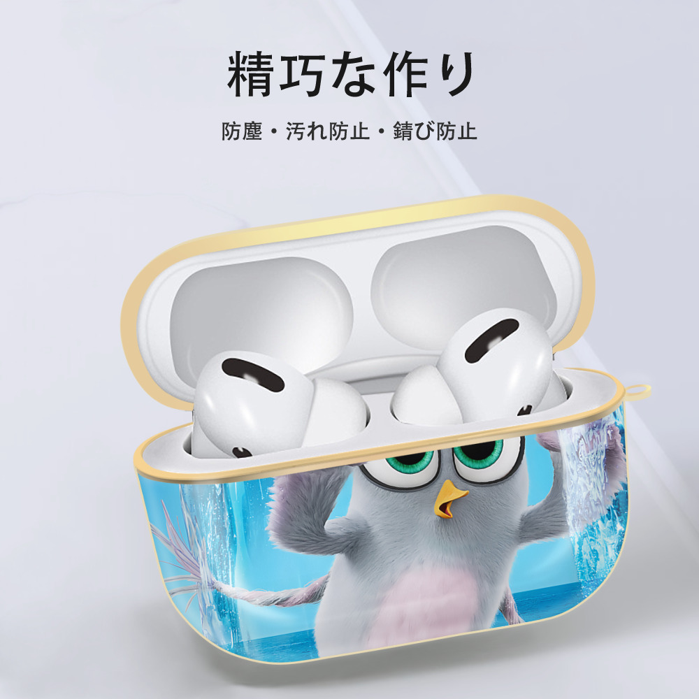 Angry Birds アングリーバード 【AirPods Pro用】ハードシェル保護ケース｜耐衝撃・防指紋・カラビナ付き商品仕様