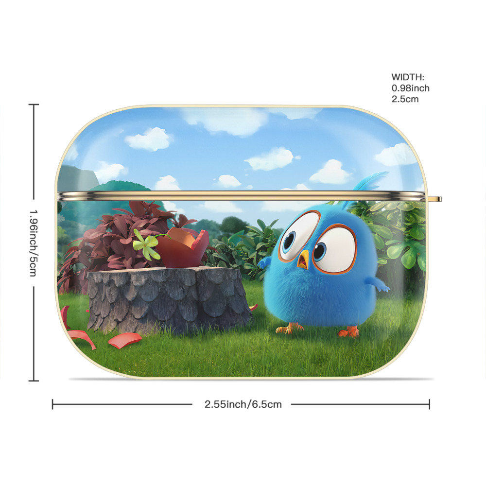 Angry Birds アングリーバード 【AirPods Pro用】ハードシェル保護ケース｜耐衝撃・防指紋・カラビナ付き商品仕様