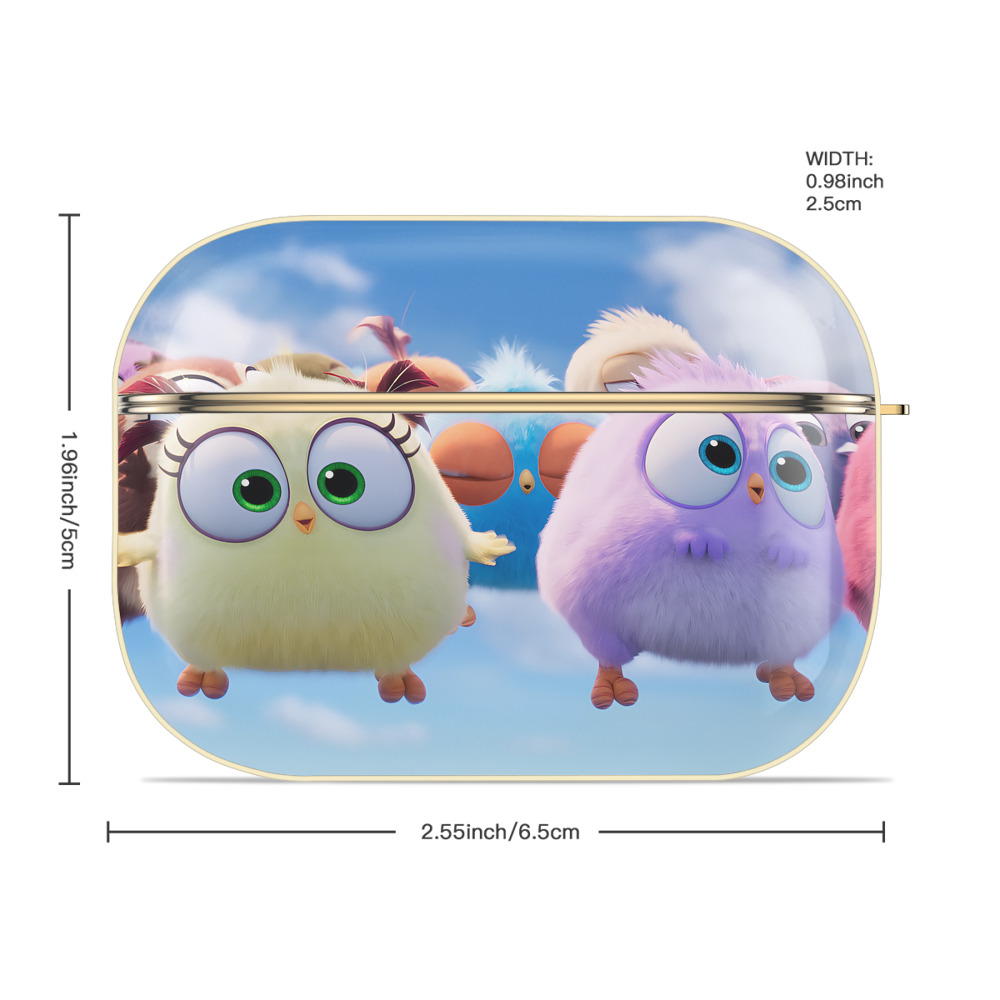 Angry Birds アングリーバード 【AirPods Pro用】ハードシェル保護ケース｜耐衝撃・防指紋・カラビナ付き商品仕様