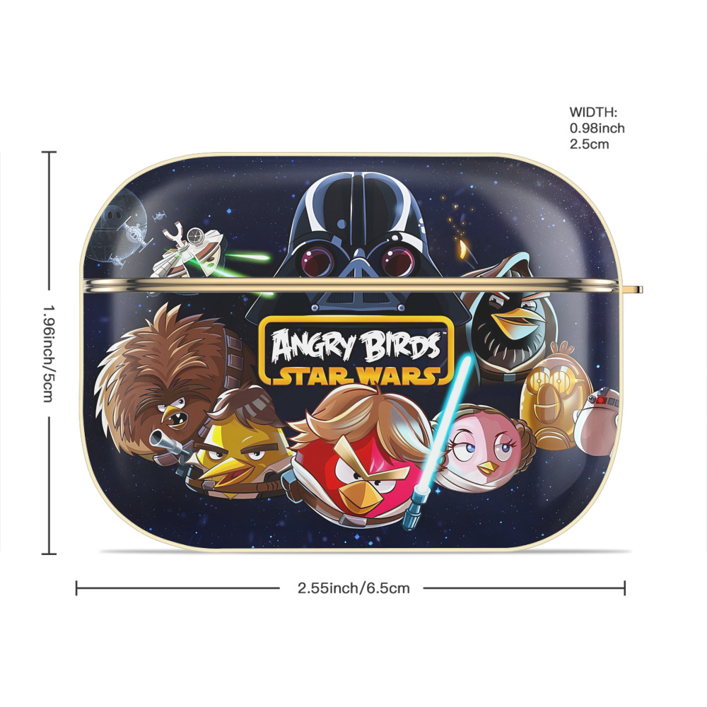 Angry Birds アングリーバード 【AirPods Pro用】ハードシェル保護ケース｜耐衝撃・防指紋・カラビナ付き商品仕様