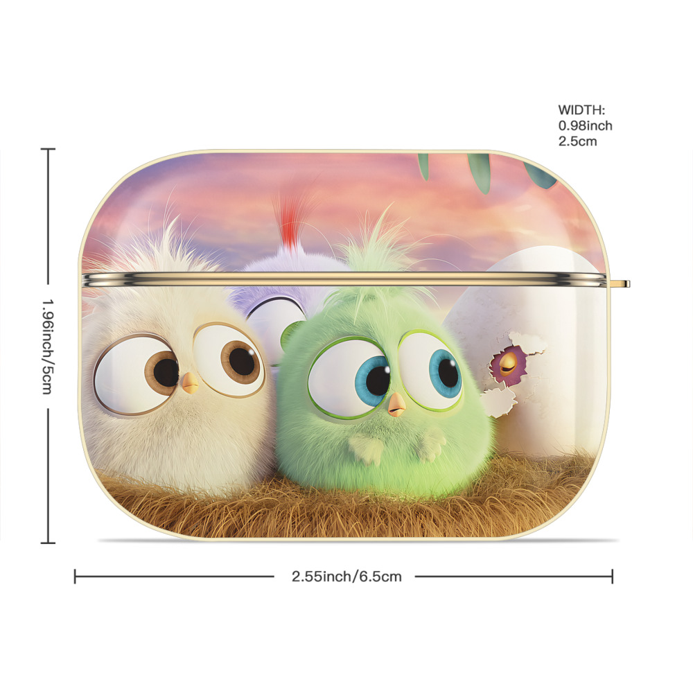 Angry Birds アングリーバード 【AirPods Pro用】ハードシェル保護ケース｜耐衝撃・防指紋・カラビナ付き商品仕様