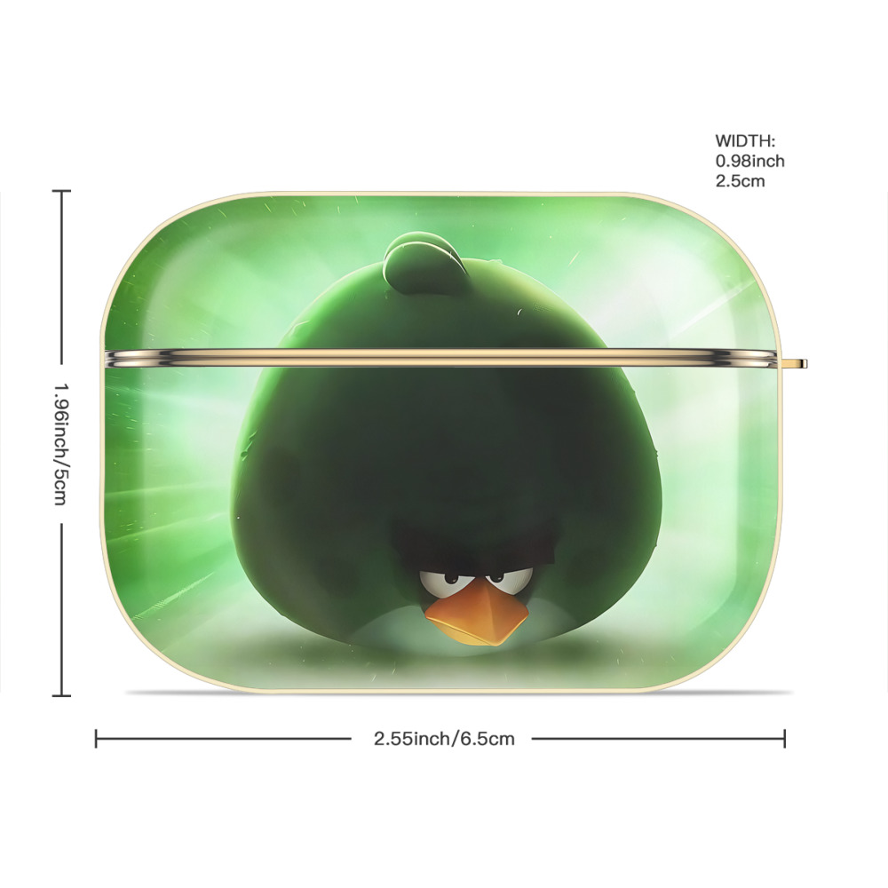 Angry Birds アングリーバード 【AirPods Pro用】ハードシェル保護ケース｜耐衝撃・防指紋・カラビナ付き商品仕様