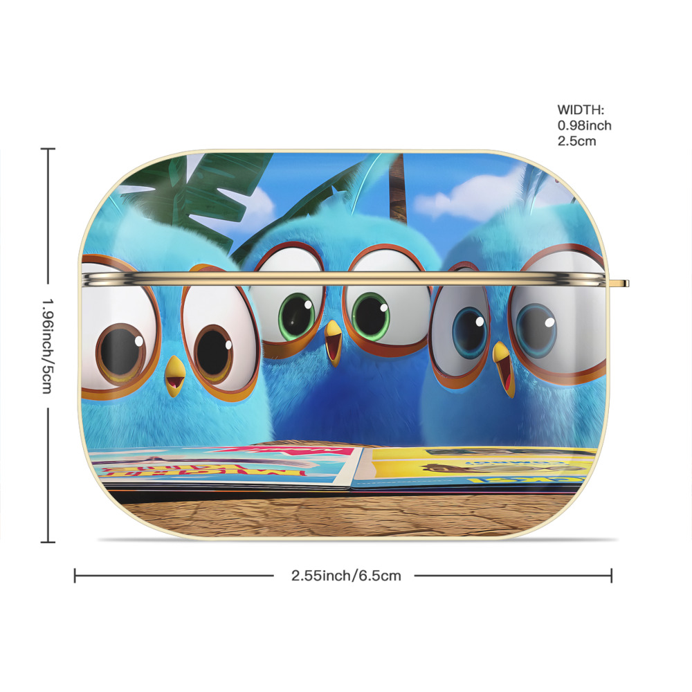 Angry Birds アングリーバード 【AirPods Pro用】ハードシェル保護ケース｜耐衝撃・防指紋・カラビナ付き商品仕様