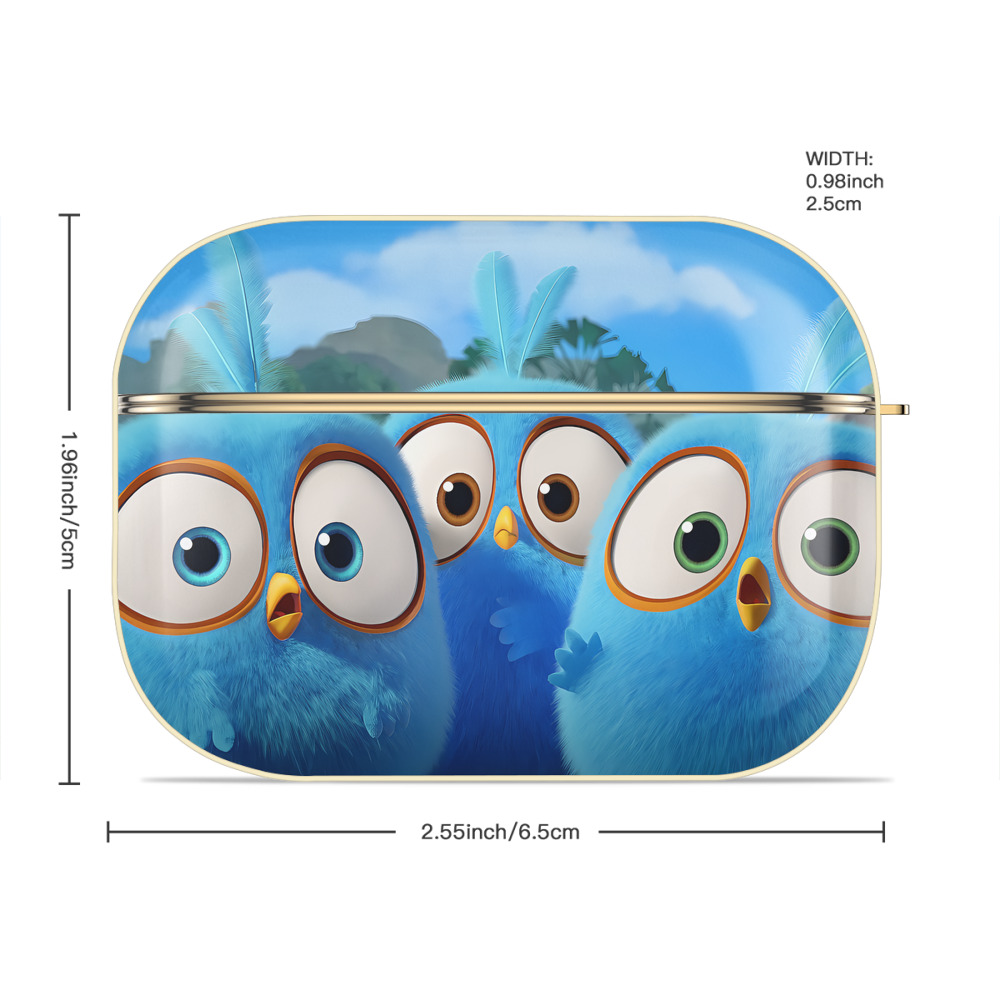 Angry Birds アングリーバード 【AirPods Pro用】ハードシェル保護ケース｜耐衝撃・防指紋・カラビナ付き商品仕様
