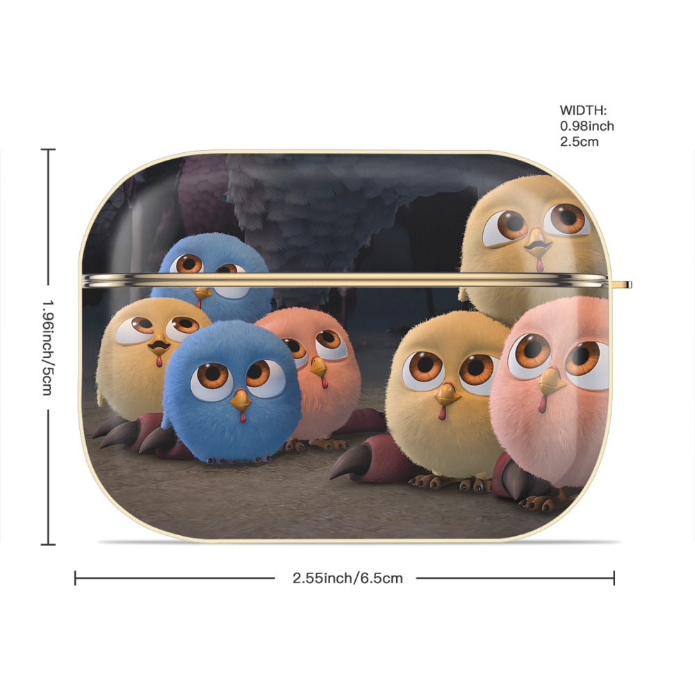 Angry Birds アングリーバード 【AirPods Pro用】ハードシェル保護ケース｜耐衝撃・防指紋・カラビナ付き商品仕様
